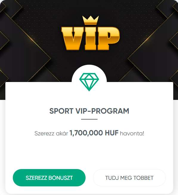 VIP program a sportfogadásban